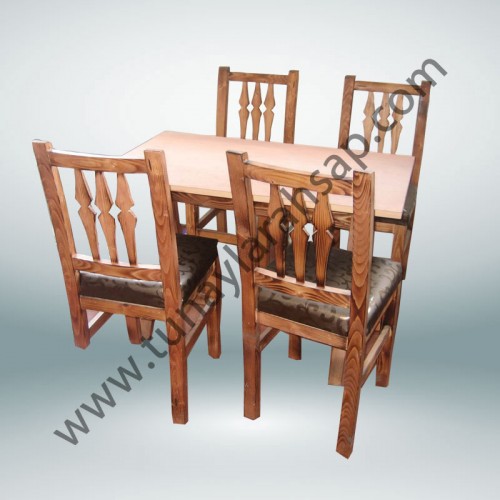 mss0020 Doğa Ahşap Masa Sandalye